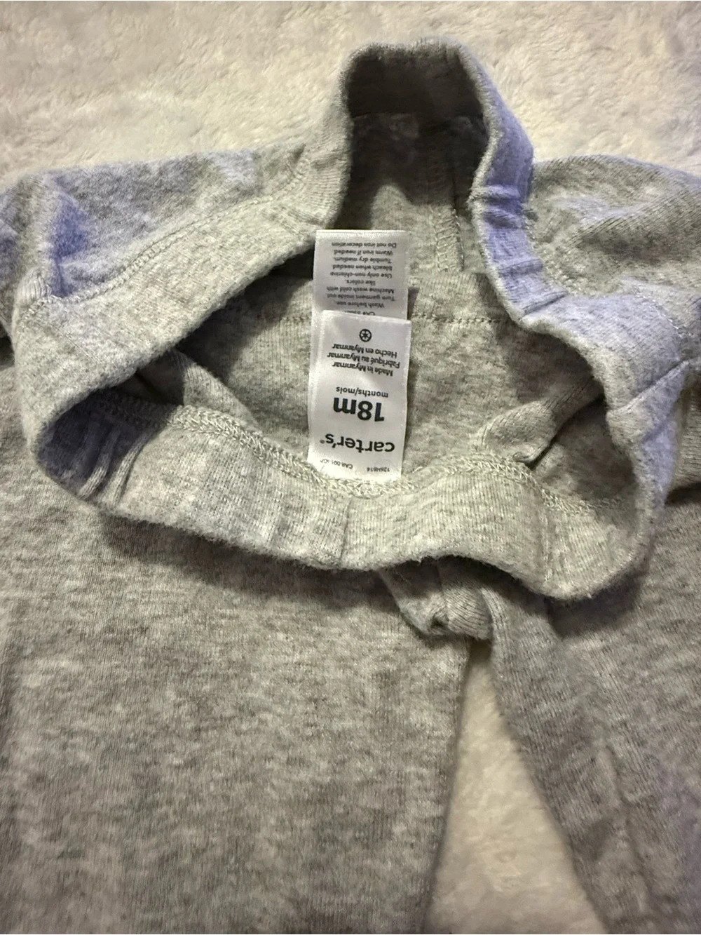 Carter's Heather Gray Girls' Pull-On Sweatpants
